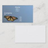 （昆虫）オオカバマダラ、モナーク 名刺 (正面/裏面)