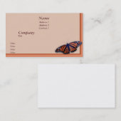 （昆虫）オオカバマダラ、モナーク 名刺 (正面/裏面)