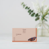 （昆虫）オオカバマダラ、モナーク 名刺 (スタンド正面)