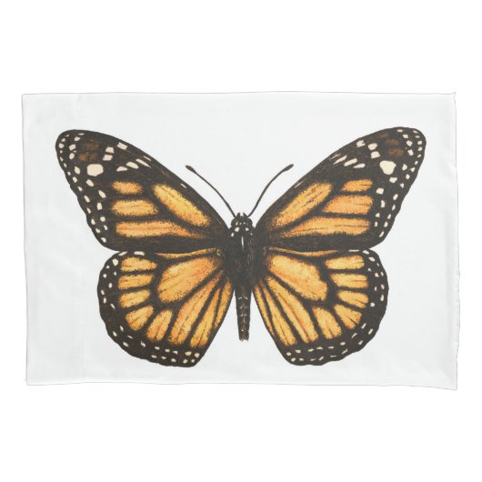 （昆虫）オオカバマダラ、モナーク 枕カバー (正面)