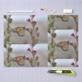 （昆虫）オオカバマダラ、モナーク 薄葉紙 (クラフト)