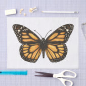 （昆虫）オオカバマダラ、モナーク 薄葉紙 (クラフト)