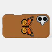 （昆虫）オオカバマダラ、モナーク iPhoneケース (裏面横)