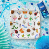 昆虫 バグ ペーパープレート (パーティー)