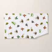 昆虫 バスタオルセット (ハンドタオル)