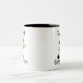 《昆虫》マルハナバチのフットボール私のスポーツ ツートーンマグカップ (中央)