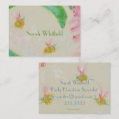 《昆虫》マルハナバチの名刺 名刺 (正面/裏面)