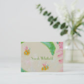 《昆虫》マルハナバチの名刺 名刺 (スタンド正面)