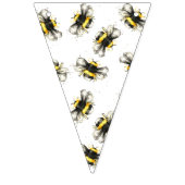 《昆虫》マルハナバチの旗布 バンティングフラッグ (第3の旗)