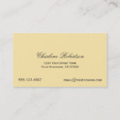 《昆虫》マルハナバチの花園 名刺 (裏面)