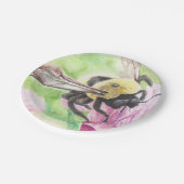 （昆虫）マルハナバチの花 ペーパープレート (アングル)