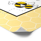 （昆虫）マルハナバチの赤ちゃんシャワー歓迎の看板ポスター – 大 ポスター (角)