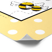 （昆虫）マルハナバチの赤ちゃんシャワー歓迎の看板ポスター – 大 ポスター (角)