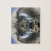 《昆虫》マルハナバチの頭部 ジグソーパズル (縦)