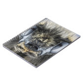 《昆虫》マルハナバチの頭部 ノートブック (左側)