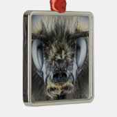 《昆虫》マルハナバチの頭部 メタルオーナメント (右)