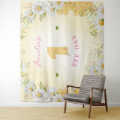 (昆虫)マルハナバチイエローガールワンファーストバースデーパーティー タペストリー (インサイチュ)