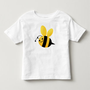(昆虫)マルハナバチイエロー&ブラックビーボーイズ&ガールズ トドラーTシャツ
