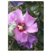 （昆虫）マルハナバチオンハイビスカスフラワー クリップボード (裏面)