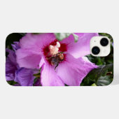 （昆虫）マルハナバチオンハイビスカスフラワー Case-Mate iPhoneケース (裏面 (横))