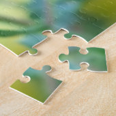 （昆虫）マルハナバチオンパープルデイジー ジグソーパズル (側面)