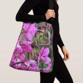 （昆虫）マルハナバチオンファイアウィード クロスボディバッグ (クローズアップ)