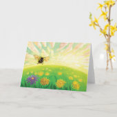 （昆虫）マルハナバチオンホライズン カード (黄色い花)