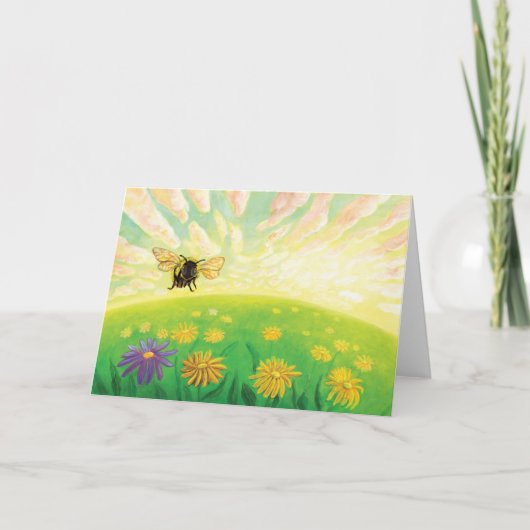 （昆虫）マルハナバチオンホライズン カード (正面)