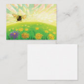 (昆虫)マルハナバチオンホライズン ノートカード (正面/裏面)