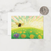 (昆虫)マルハナバチオンホライズン ノートカード (正面/裏面インサイチュ)