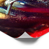 (昆虫)マルハナバチオン花写真壁デコールプリント ポスター (角)