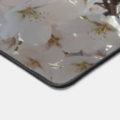 （昆虫）マルハナバチオン野生さくらんぼ開花 デスクマット (コーナー)