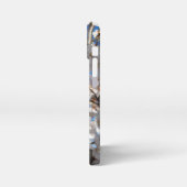 （昆虫）マルハナバチオン野生さくらんぼ開花 iPhoneケース (左側面)