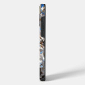 （昆虫）マルハナバチオン野生さくらんぼ開花 iPhoneケース (左側面)