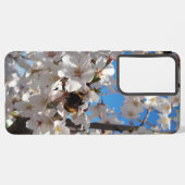 （昆虫）マルハナバチオン野生さくらんぼ開花 SAMSUNG GALAXYケース (左側面)