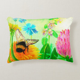 （昆虫）マルハナバチオンdandelion アクセントクッション