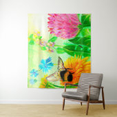 （昆虫）マルハナバチオンdandelion タペストリー (インサイチュ)