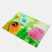 （昆虫）マルハナバチオンdandelion ドアマット (アングル)