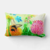 (昆虫)マルハナバチオンdandelion ランバークッション (裏面)