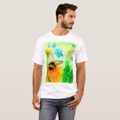 (昆虫)マルハナバチオンdandelion tシャツ (正面フル)