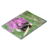 （昆虫）マルハナバチオンThistle Notebook ノートブック (左側)