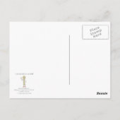 （昆虫）マルハナバチカード ポストカード (裏面)