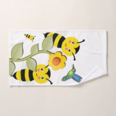 (昆虫)マルハナバチキット春バスルーム用タオルセット バスタオルセット (ハンドタオル)