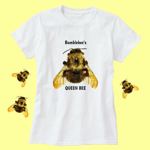 (昆虫)マルハナバチクイーンビー写真 Tシャツ