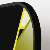 （昆虫）マルハナバチグラデーション塗り潰し透視図 ピックルボールラケット (左詳細)