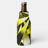 （昆虫）マルハナバチグラデーション塗り潰し透視投影スケッチ ボトルクーラー (ボトル正面)