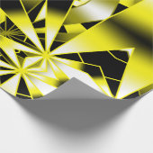 （昆虫）マルハナバチグラデーション塗り潰し透視投影スケッチ ラッピングペーパー (角)