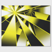 （昆虫）マルハナバチグラデーション塗り潰し透視投影スケッチ ラッピングペーパー (フラット)