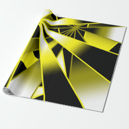 （昆虫）マルハナバチグラデーション塗り潰し透視投影スケッチ ラッピングペーパー