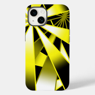 (昆虫)マルハナバチグラデーション塗り潰し透視投影スケッチ Case-Mate iPhone 14ケース